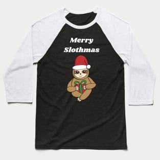 Holiday Slothmas Baseball T-Shirt